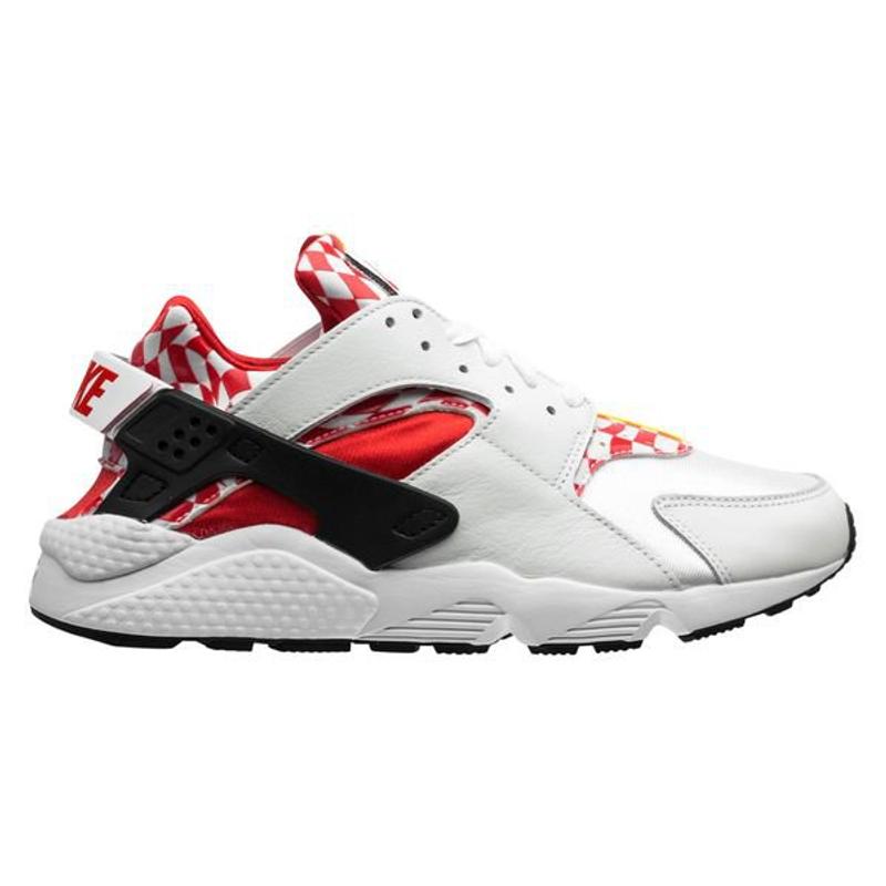 Nike huarache black red and clearance white