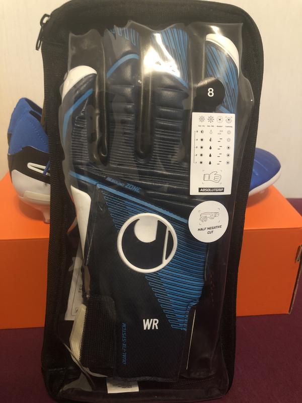 Uhlsport Goalkeeper Glove Absolutgrip Tight HN - Navy/Blue/White
