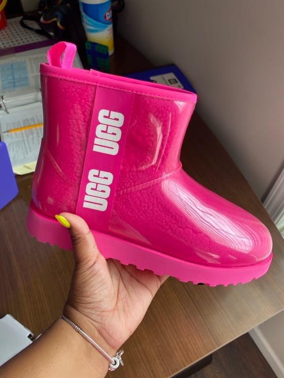 classic clear mini hibiscus pink