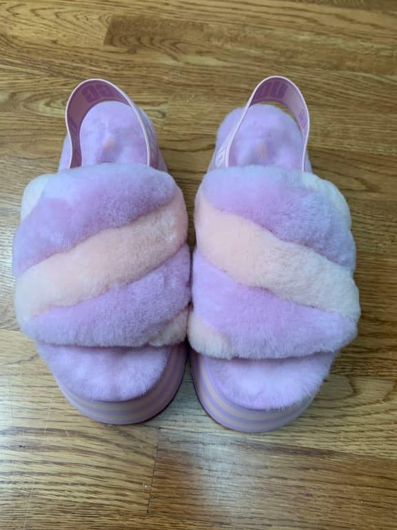 UGG Disco Stripe Slide SHADE / WHITE COMBO 21FW-I|atmos（アトモス） 公式オンラインストア