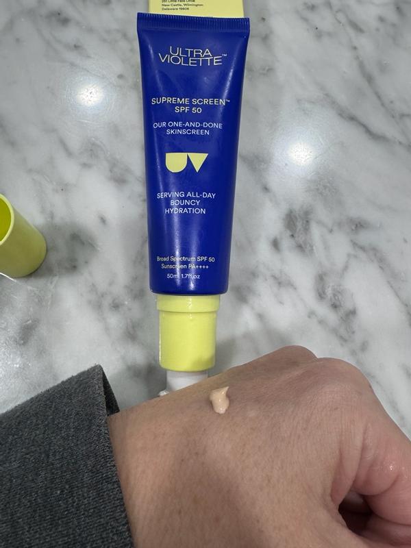 Supreme Screen SPF 50 One-and-done SKINSCREEN | Ultra Violette