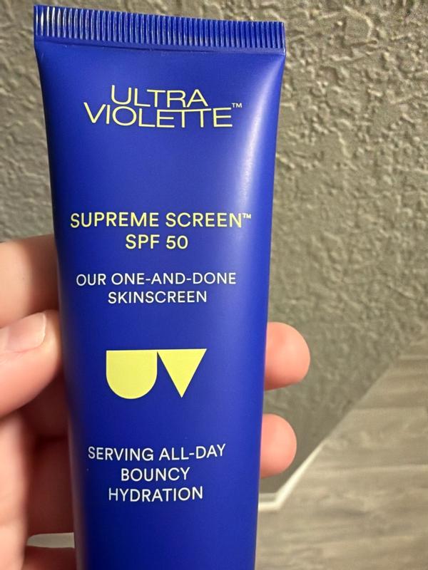 Supreme Screen SPF 50 One-and-done SKINSCREEN | Ultra Violette