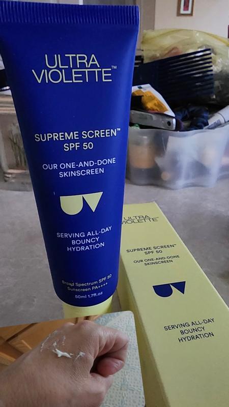 Supreme Screen SPF 50 One-and-done SKINSCREEN | Ultra Violette