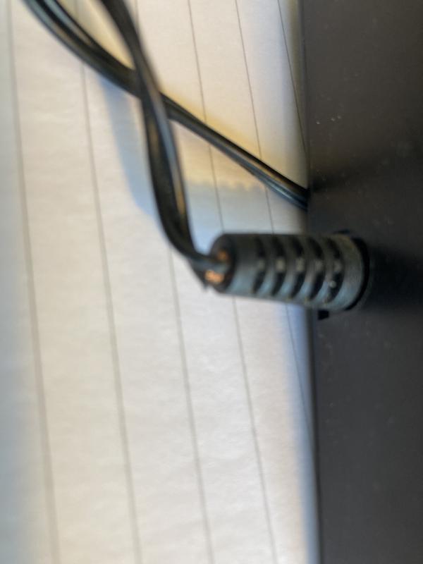 Defective insulation on previous charger