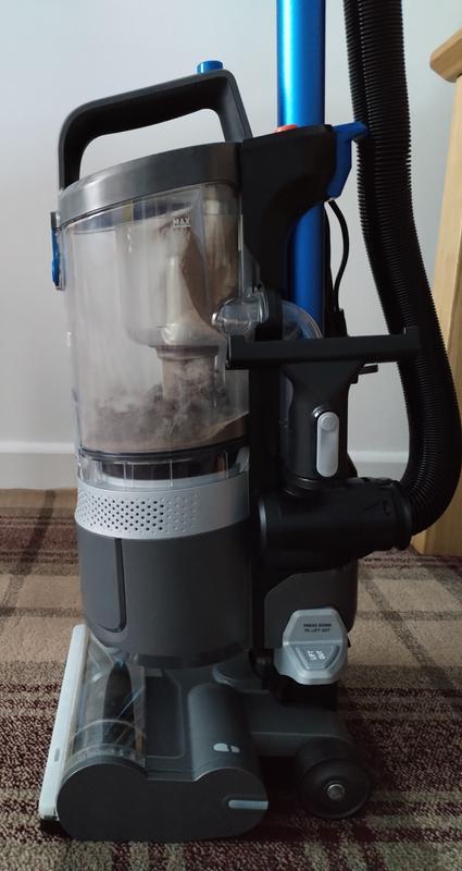 The extra fine dust and dirt lifted from the same carpet using the Liftout Reach pet after previously vacuuming with our similar style other well known branded vacuum cleaner.