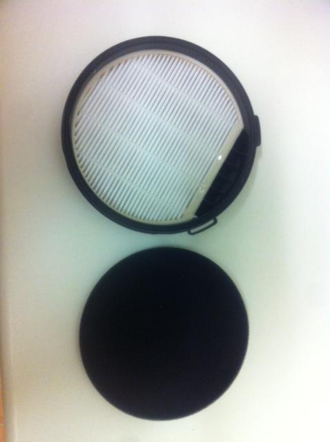 new filter + sponge filling