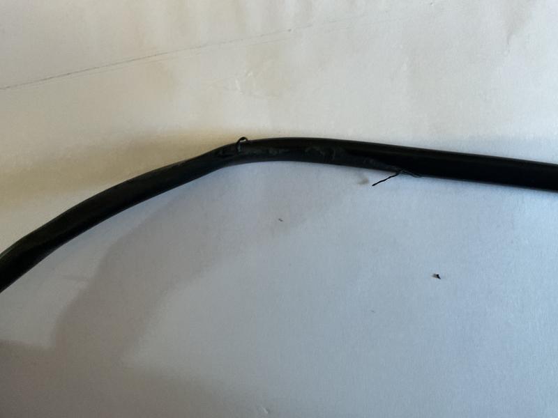 Damaged cable