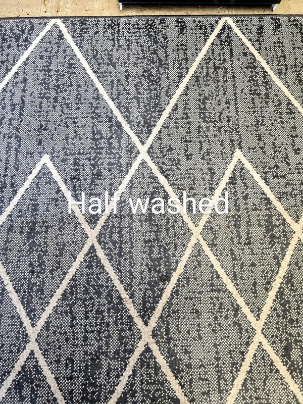 Half washed rug..