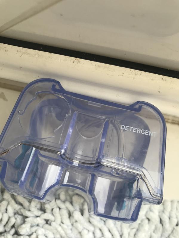 Tube is inside container but not connected to anything so therefore how does the detergent come out?