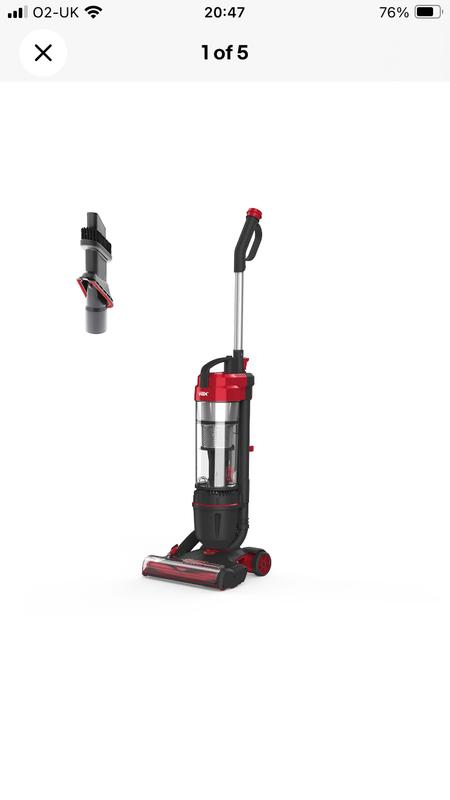 My new lightweight great suction hoover one upstairs one downstairs