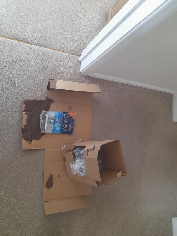 Leaking BAG of solution