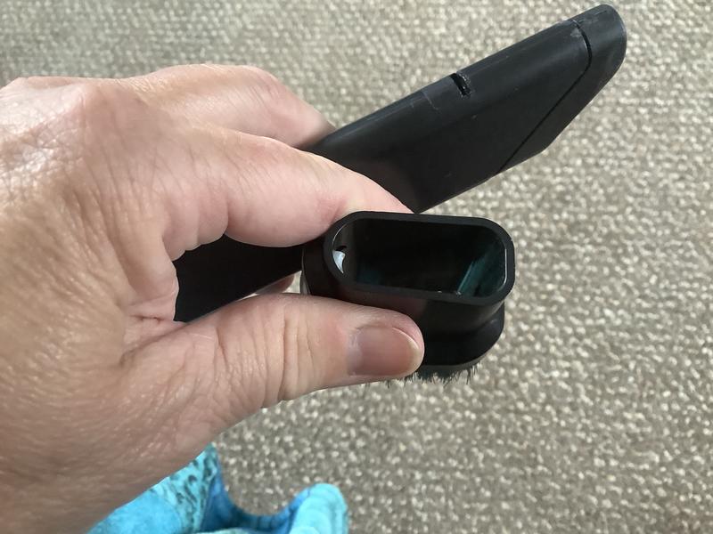 Very tiny part and doesn’t stop brush sliding up tool