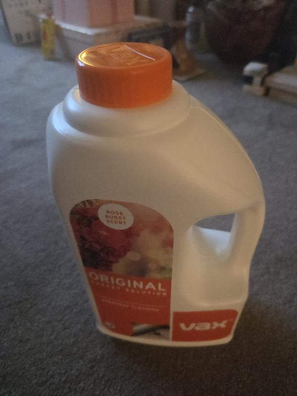 My new bottle of Vax carpet solution