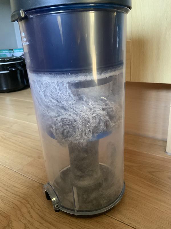 Dust not falling down properly