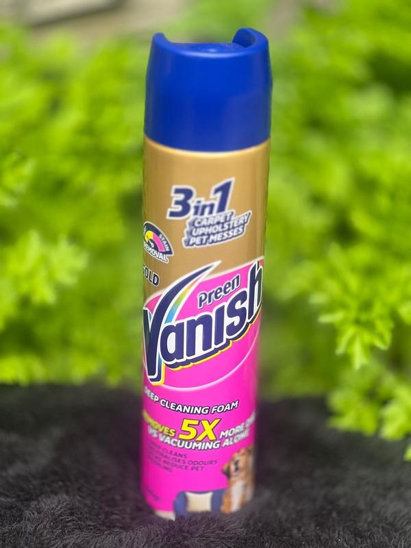 Vanish Oxi Action Carpet Care Vacuum Up Foam 600 ml