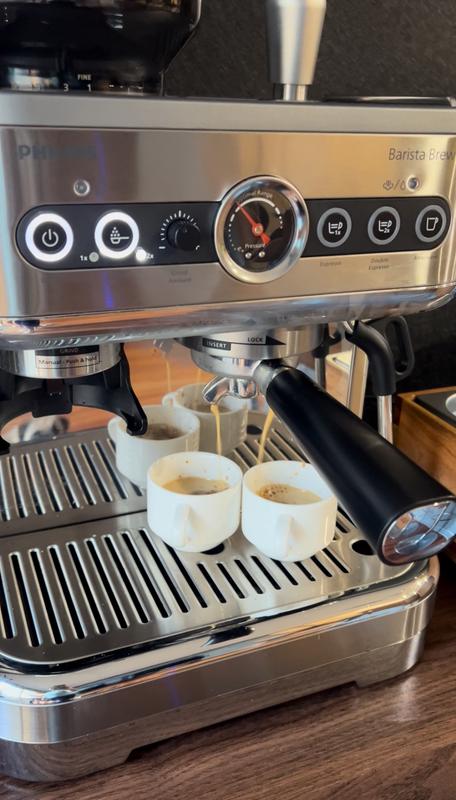 Philips Barista Brew Semi-Automatic Dual Bean Espresso Machine