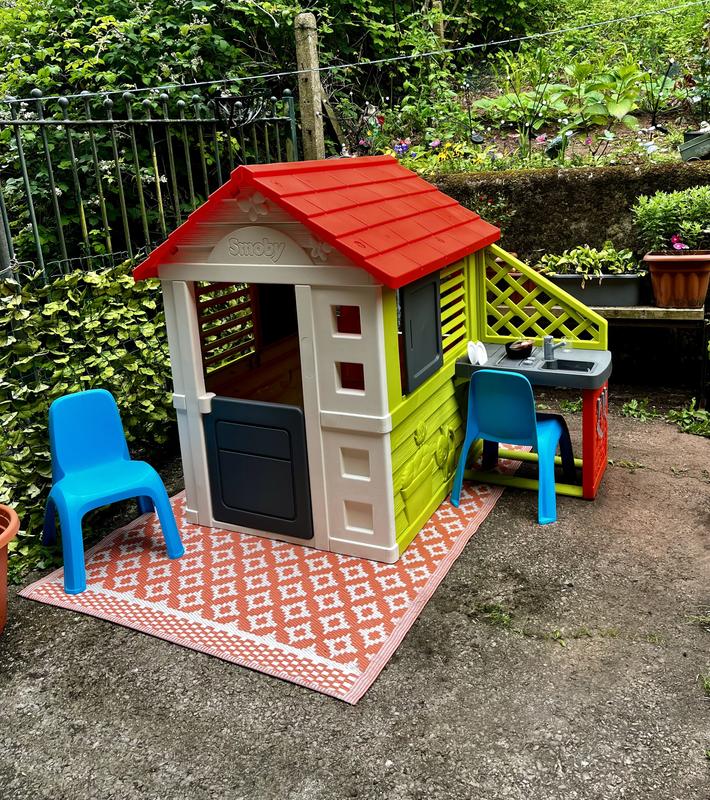 Smoby nature playhouse with kitchen online