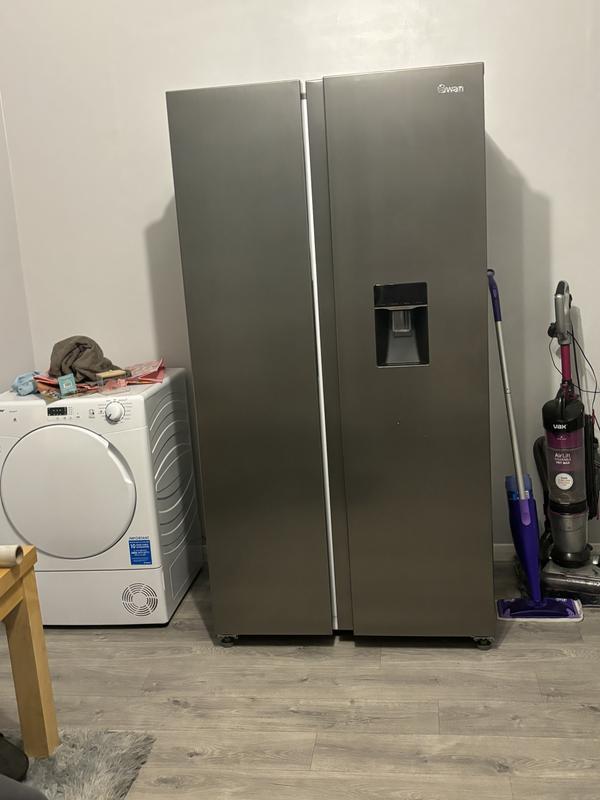 Swan american fridge freezer with water dispenser hotsell