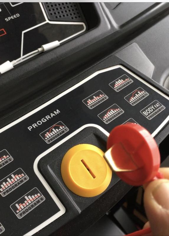 Dynamix treadmill safety online key