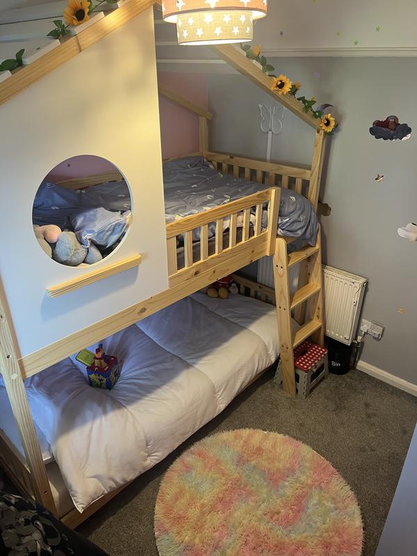 Very Home Pixie Solid Pine Bunk Bed with Mattress Options (Buy and