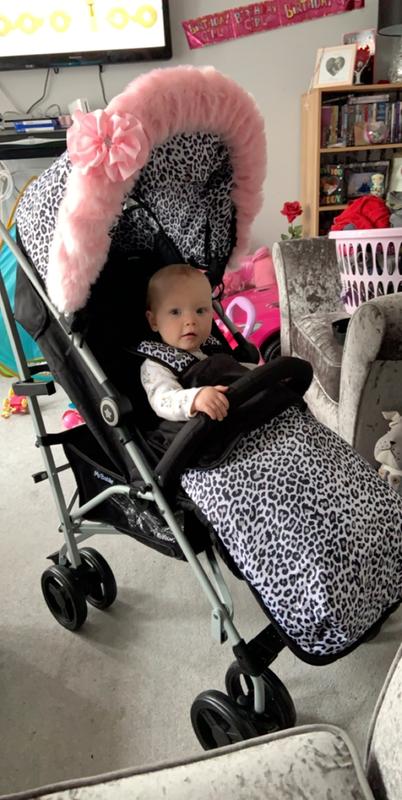 my babiie leopard stroller