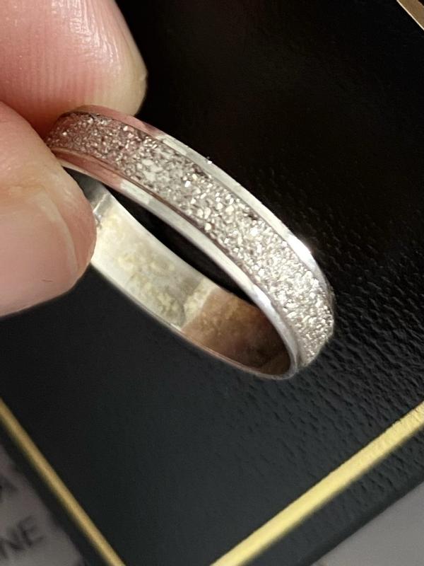 Sparkle cut deals wedding band