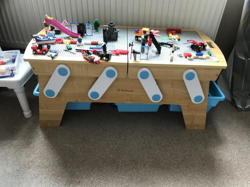 Kidkraft 17512 building bricks online play n store table