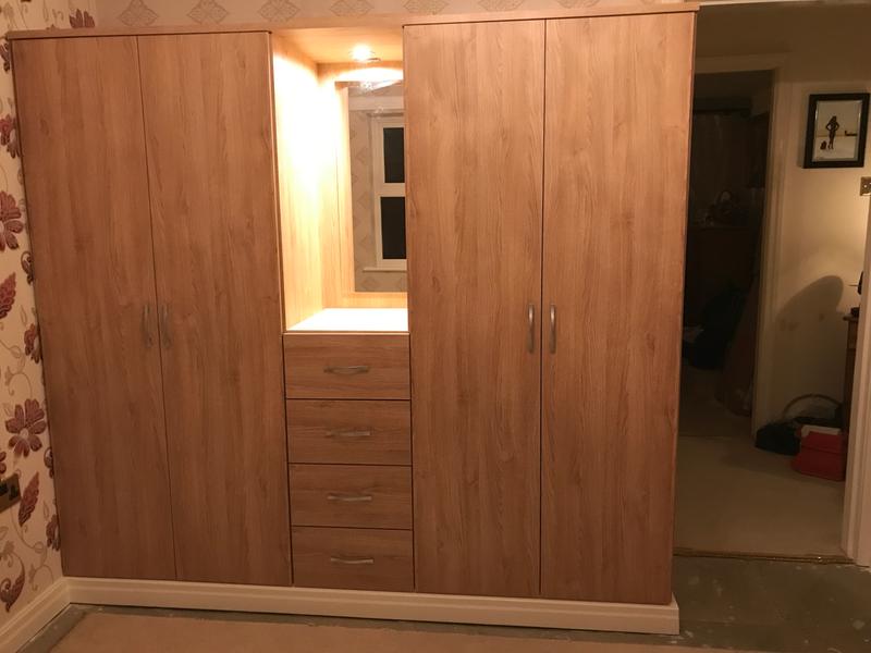 Peru 4 Door 4 Drawer Combi Fitment Wardrobe Very Co Uk