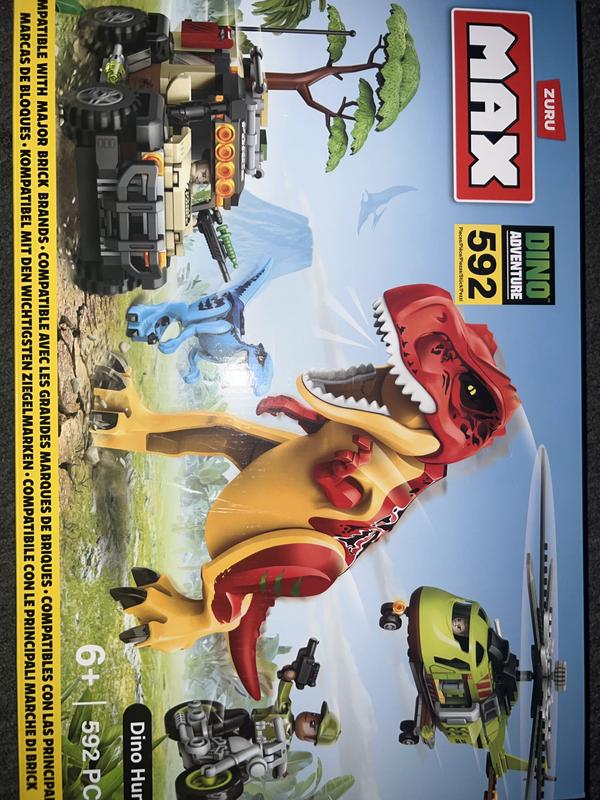 Blocos de Montar Max Dino Adventure 592 peças