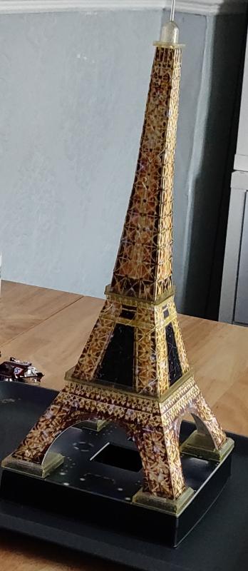 Eiffel Tower by Night, 3D Puzzle Buildings