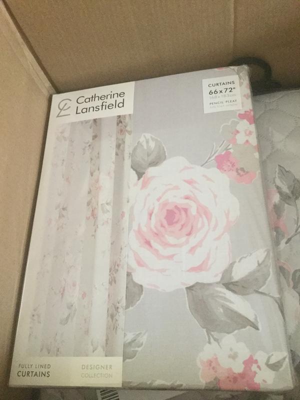 Catherine Lansfield Canterbury Lined Pencil Pleat Curtains