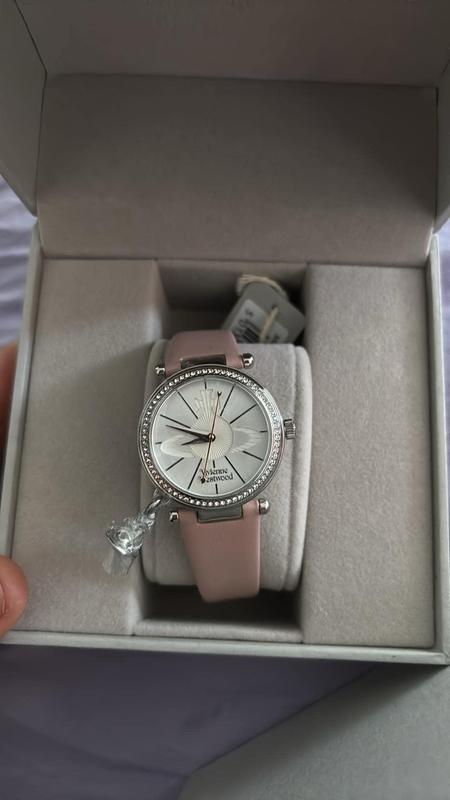 Vivienne Westwood Orb Pastelle Silver Crystal Set Dial with