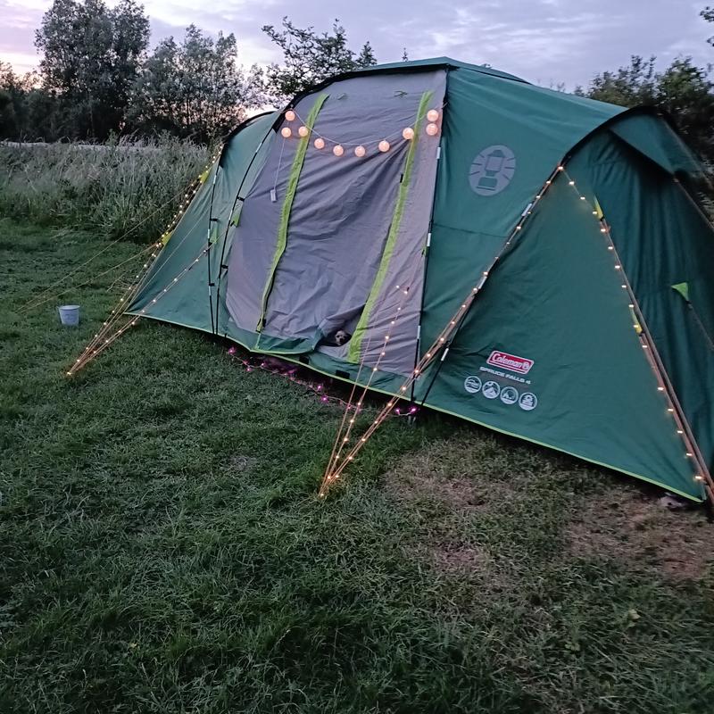 Coleman spruce clearance falls 4 tent