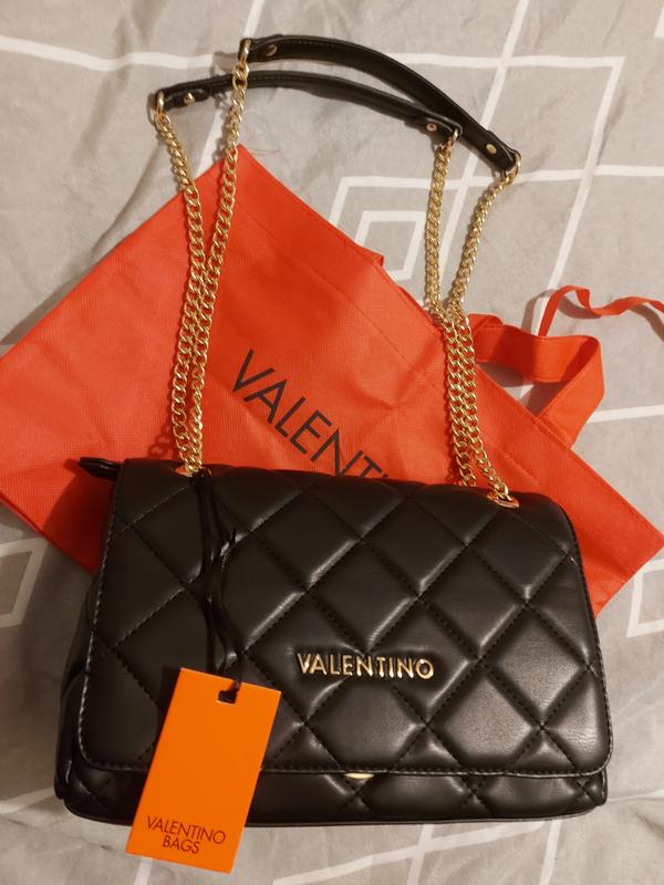 Valentino Bags Ocarina quilted shoulder bag in black