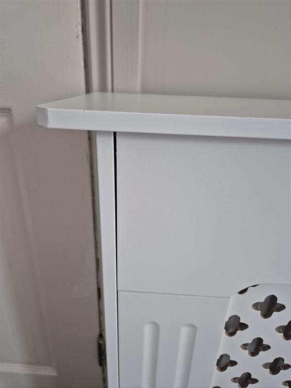 Cache-radiateur Vida Designs Oxford – Blanc, à Lattes – MDF – Neuf