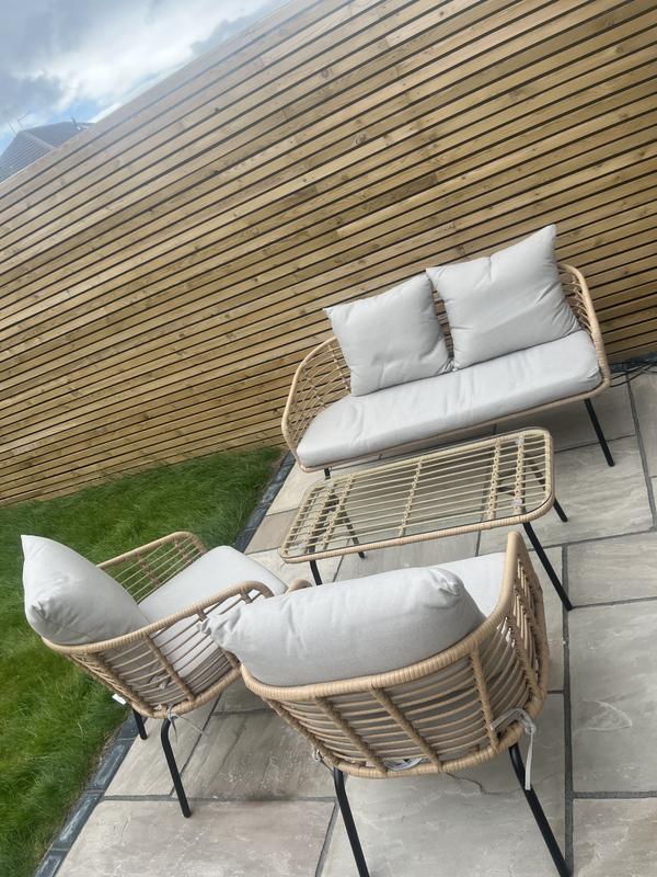 Wicker Asda Arizona Garden Set Piece Garden Furniture Asda