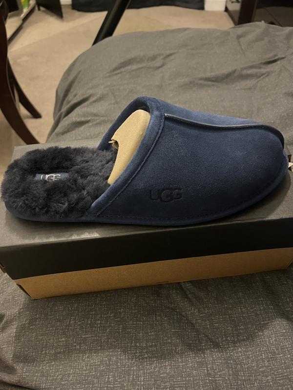 Ugg Ascot Ugg Navy Scuffette Slippers UGG Men's Scuff Slipper