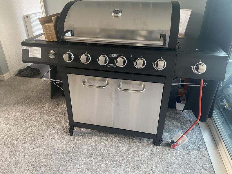 Premium Stainless Steel 6-Burner Gas BBQ