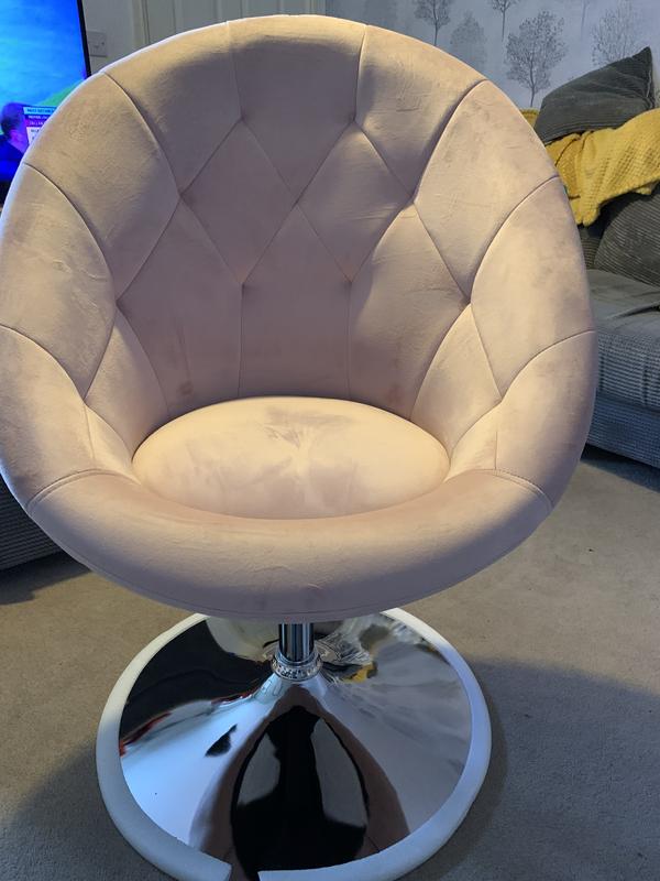 Odyssey velvet store leisure chair