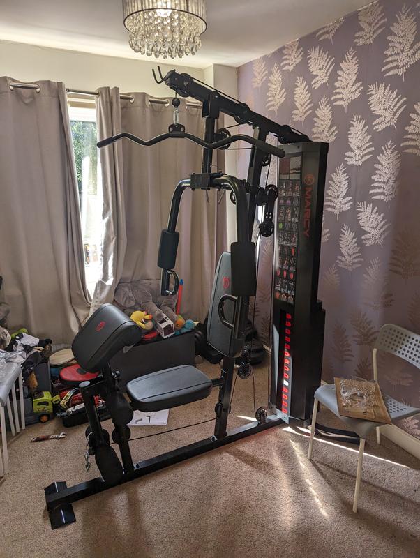 Marcy Eclipse HG3000 Compact Home Gym with Weight Stack 68 kg Very