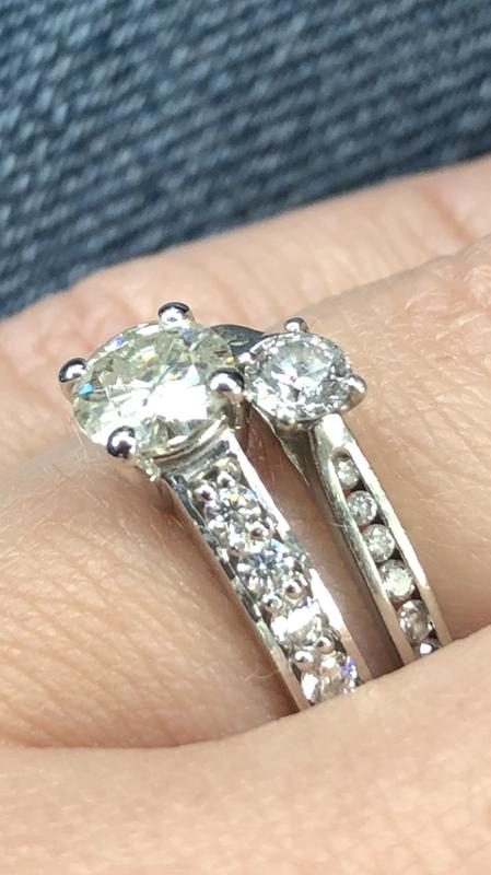 Lady lynsey moissanite on sale rings