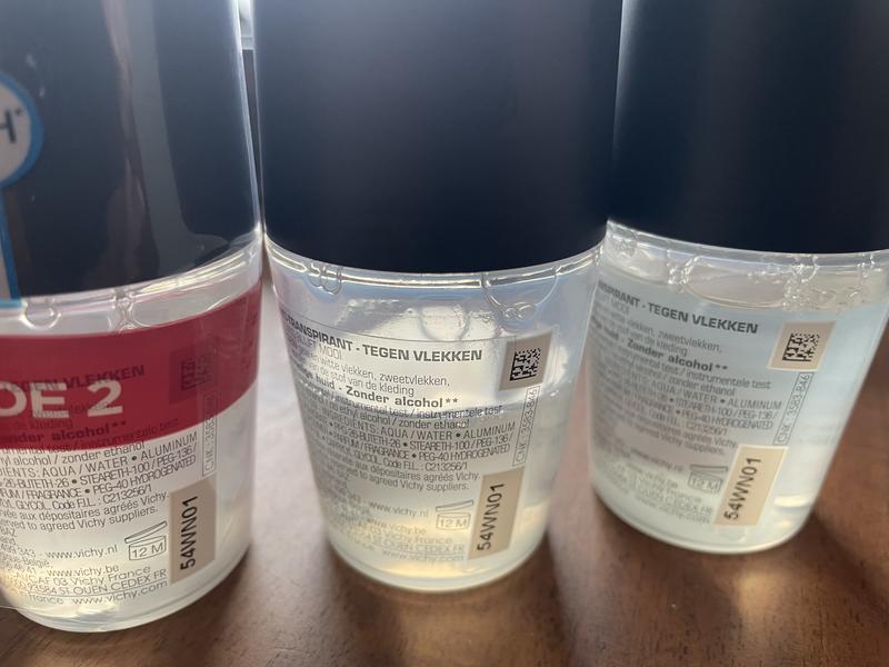 une consistance trop liquide. le produit coule le long du corps lors de l'application