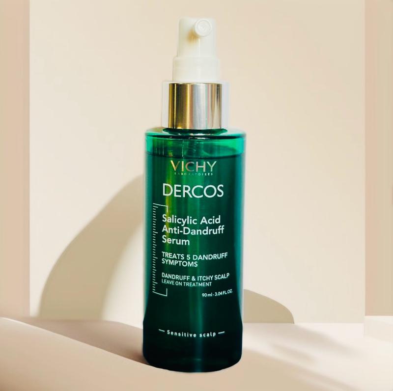 Vichy Dercos Anti-Dandruff Routine with Hydrating Scalp Treatment