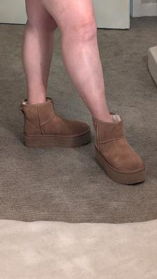 UGG W CLASSIC MINI PLATFORM BLACK（アグ クラッシック ミニ