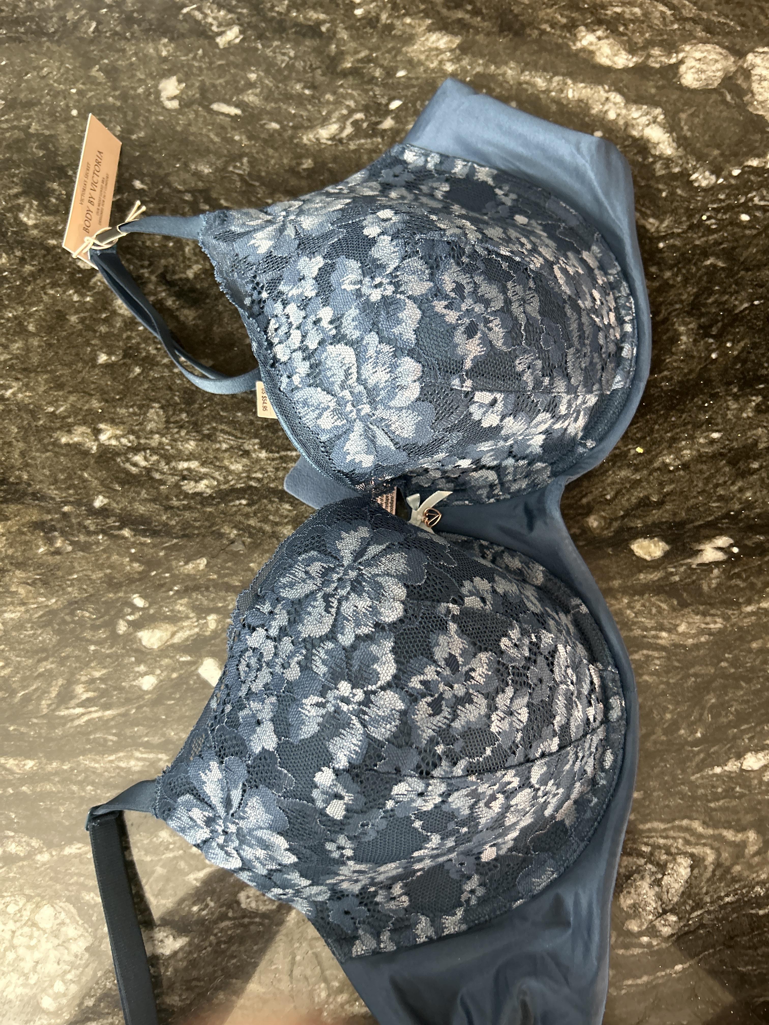 Buy Body By Victoria Lightly Lined Lace Demi Bra online in Dubai