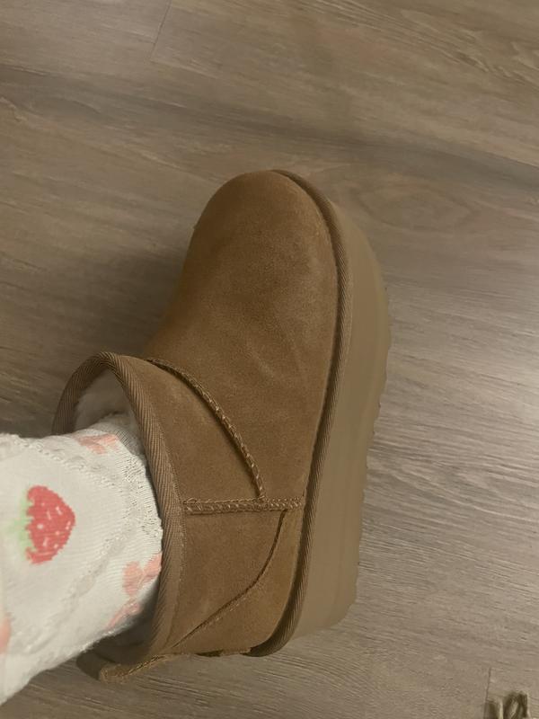 UGG W CLASSIC ULTRA MINI PLATFORM CHESTNUT（アグ クラッシック