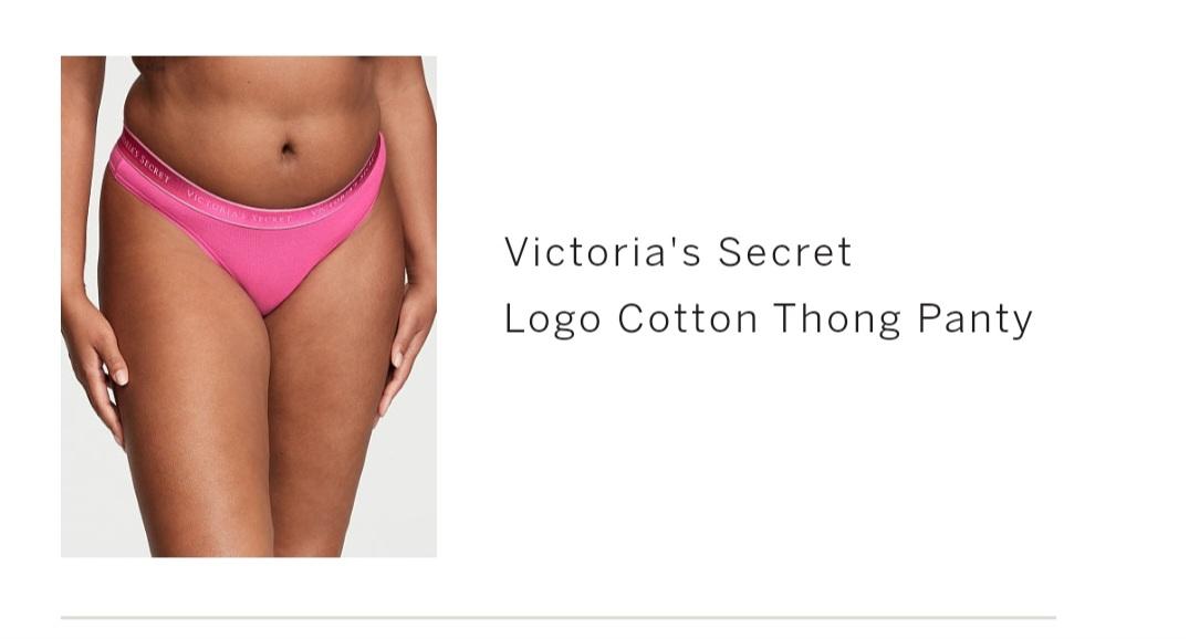 Buy Cotton Logo Cotton Thong Panty online in Dubai