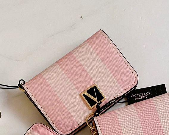 Victoria's Secret Pink Signature Stripe Passport Holder Wallet Card and ID  Cases: Buy Online at Best Price in UAE 