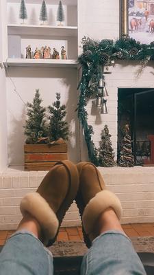 rcmfj／【美品】UGG DISQUETTE スリッポン チェスナット UGG Disquette CHESTNUT 21FW-I（アグ ディスケット-ブラウン