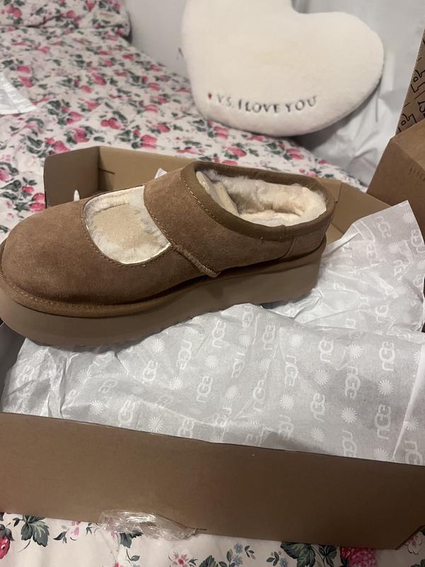 UGG W BEA MARY JANE CHESTNUT（アグ ビア メアリー ジェーン-ブラウン